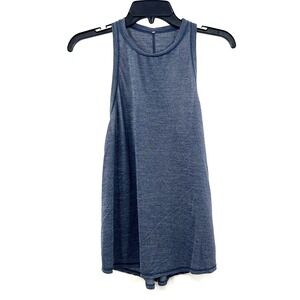 Lululemon Hot Like Agni Singlet Womens 6 Blue Yoga Crossfit Gym Running W1ABXS